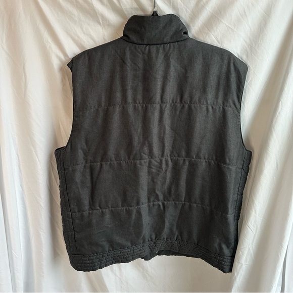 Tony Hawk Puffer Vest Dark Gray Zip Up with Pockets Size XXL - Picture 2 of 3